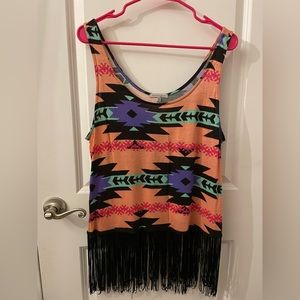 Cute Multi-color Tank top, size X-Large, brand new condition